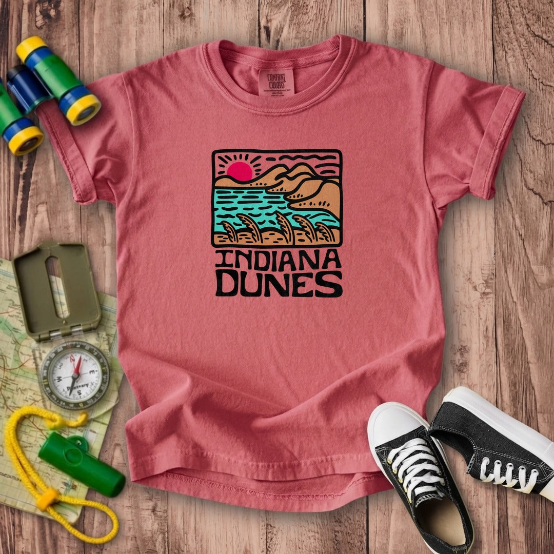 Indiana Dunes National Park Kids Cotton T-Shirt