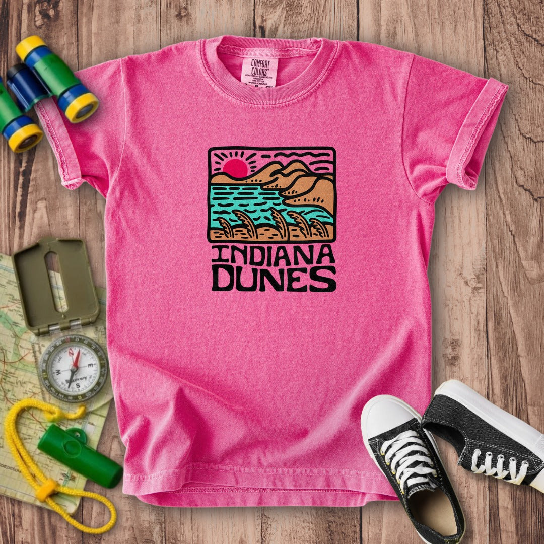 Indiana Dunes National Park Kids Cotton T-Shirt