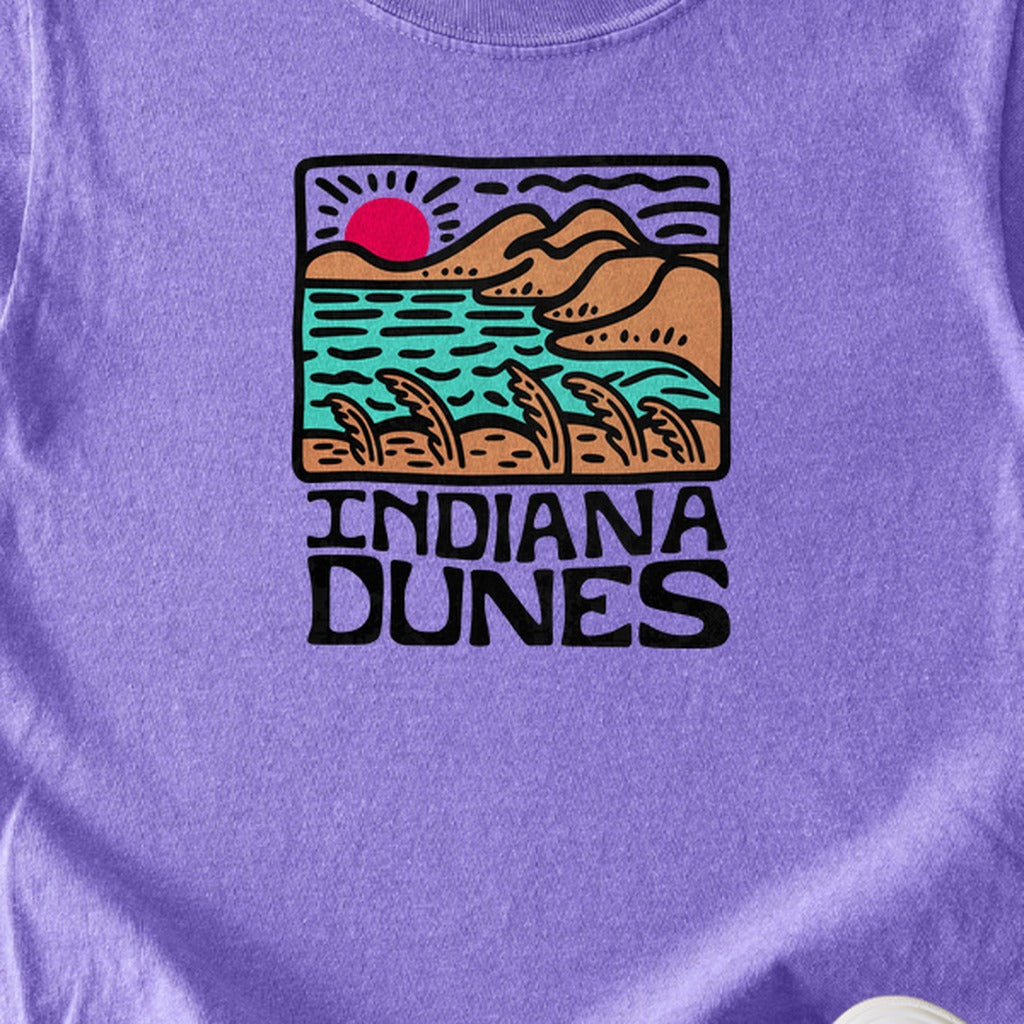Indiana Dunes National Park Kids Cotton T-Shirt