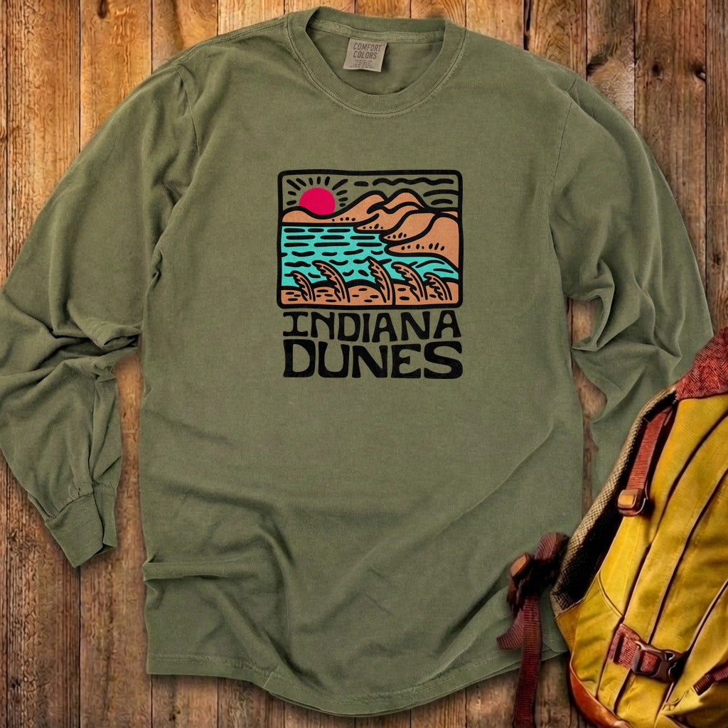 Indiana Dunes National Park Cotton Long Sleeve