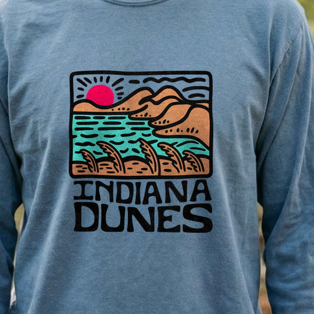 Indiana Dunes National Park Cotton Long Sleeve