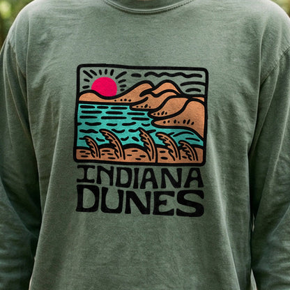Indiana Dunes National Park Cotton Long Sleeve