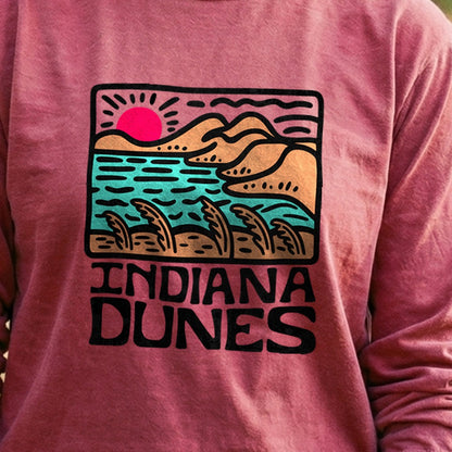 Indiana Dunes National Park Cotton Long Sleeve
