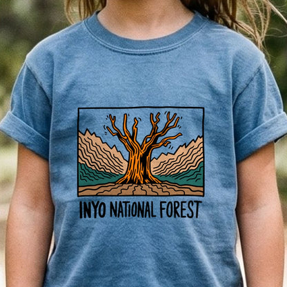 Inyo National Forest Kids Cotton T-Shirt