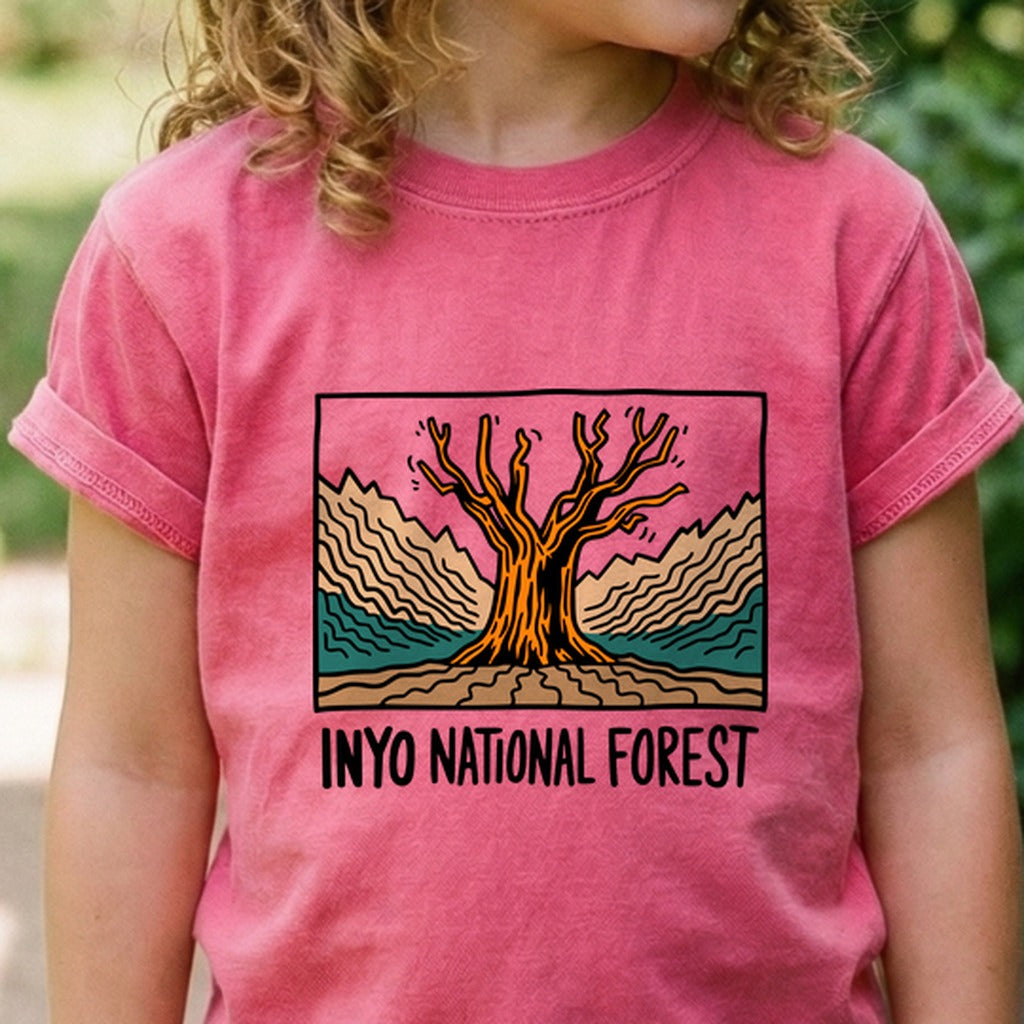 Inyo National Forest Kids Cotton T-Shirt