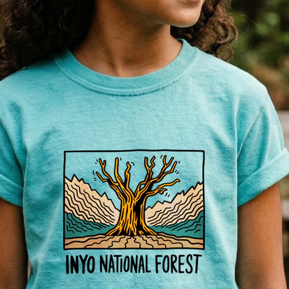 Inyo National Forest Kids Cotton T-Shirt