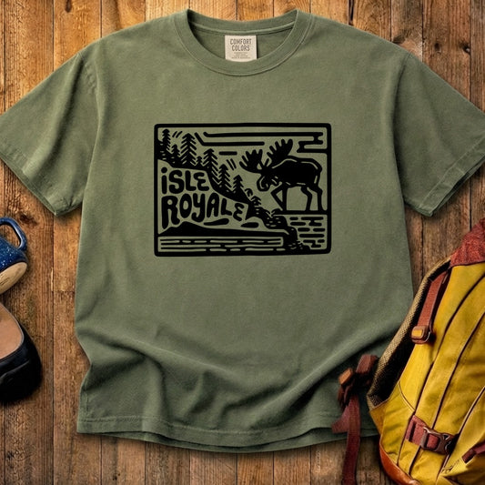 Isle Royale National Park Cotton T-Shirt