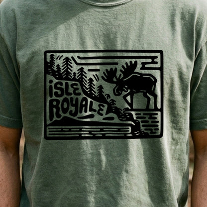 Isle Royale National Park Cotton T-Shirt