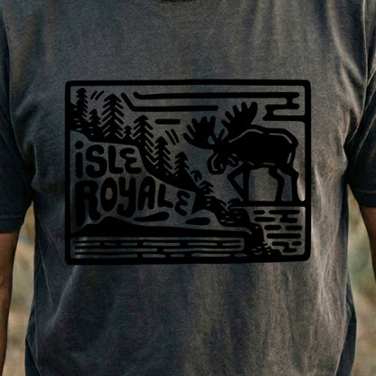 Isle Royale National Park Cotton T-Shirt