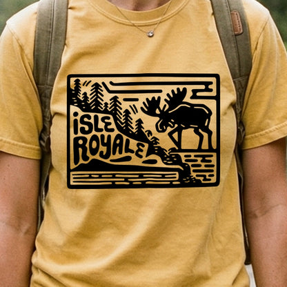 Isle Royale National Park Cotton T-Shirt