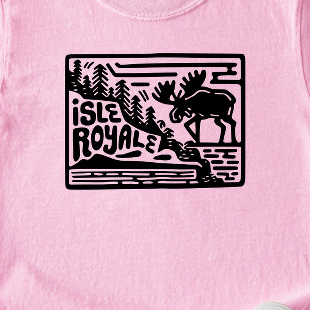 Isle Royale National Park Kids Cotton T-Shirt