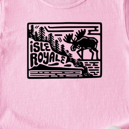 Isle Royale National Park Kids Cotton T-Shirt