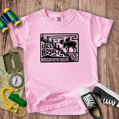 Isle Royale National Park Kids Cotton T-Shirt