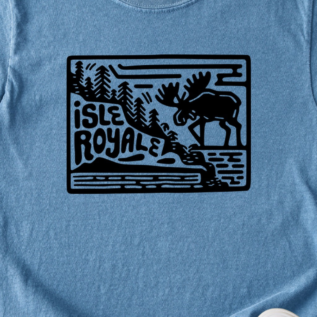 Isle Royale National Park Kids Cotton T-Shirt