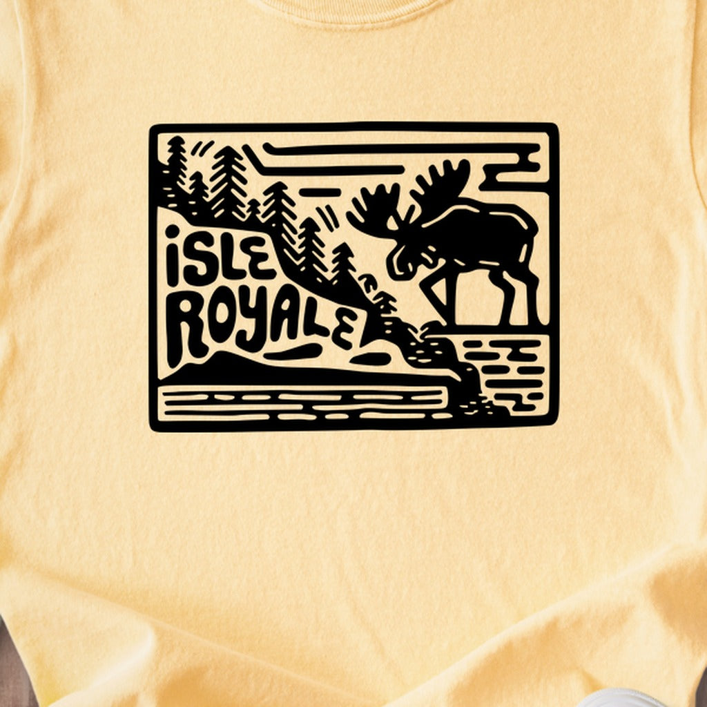 Isle Royale National Park Kids Cotton T-Shirt