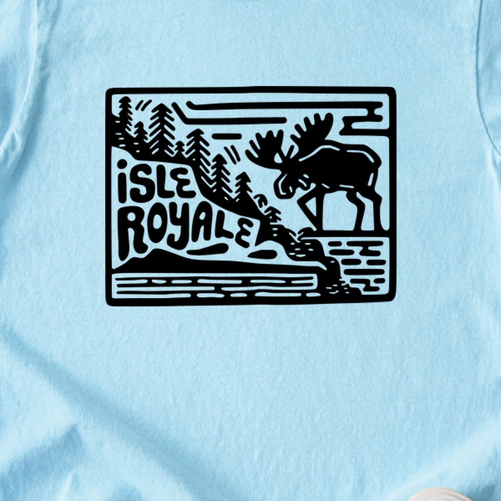 Isle Royale National Park Kids Cotton T-Shirt