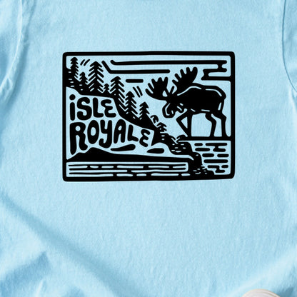 Isle Royale National Park Kids Cotton T-Shirt