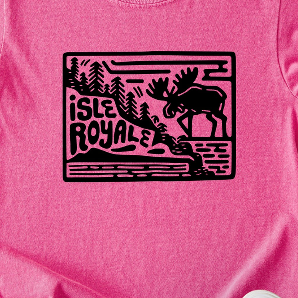 Isle Royale National Park Kids Cotton T-Shirt