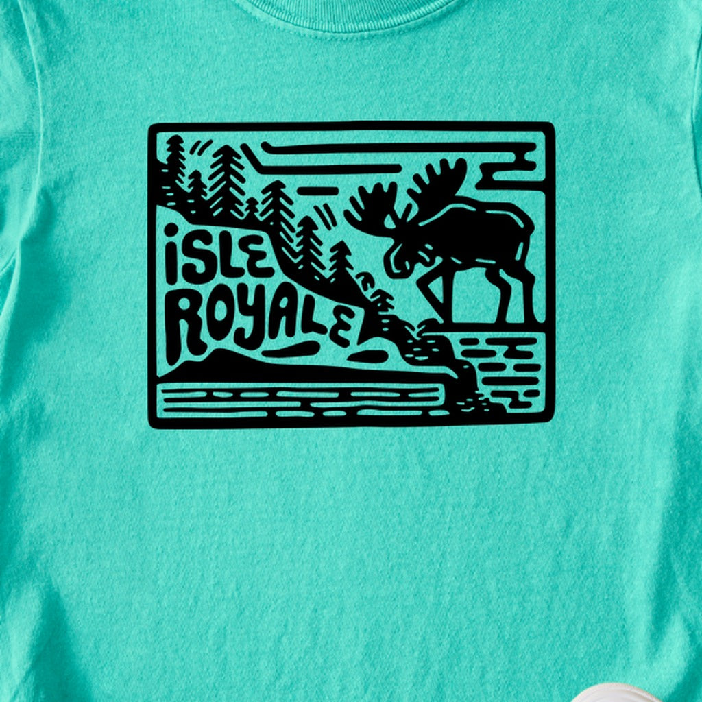 Isle Royale National Park Kids Cotton T-Shirt