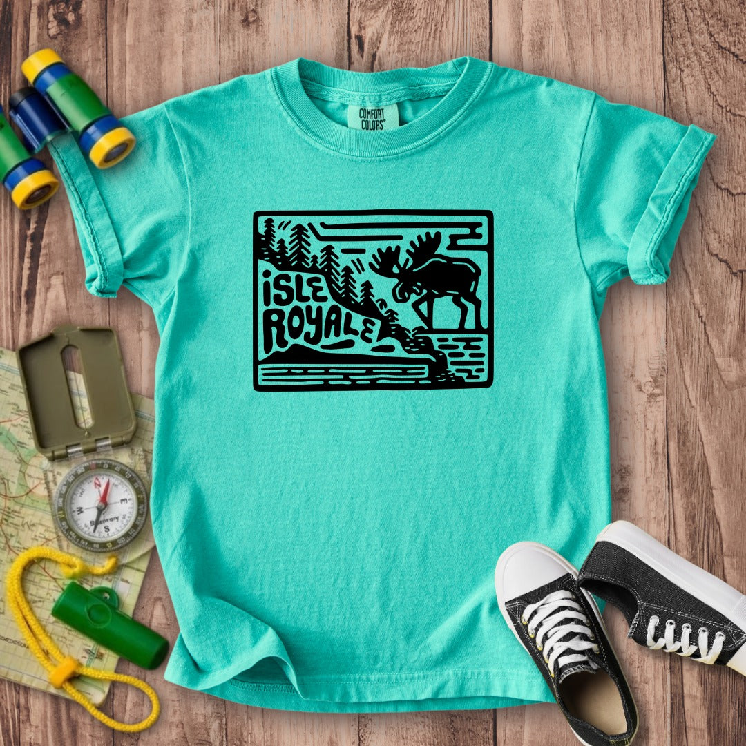 Isle Royale National Park Kids Cotton T-Shirt