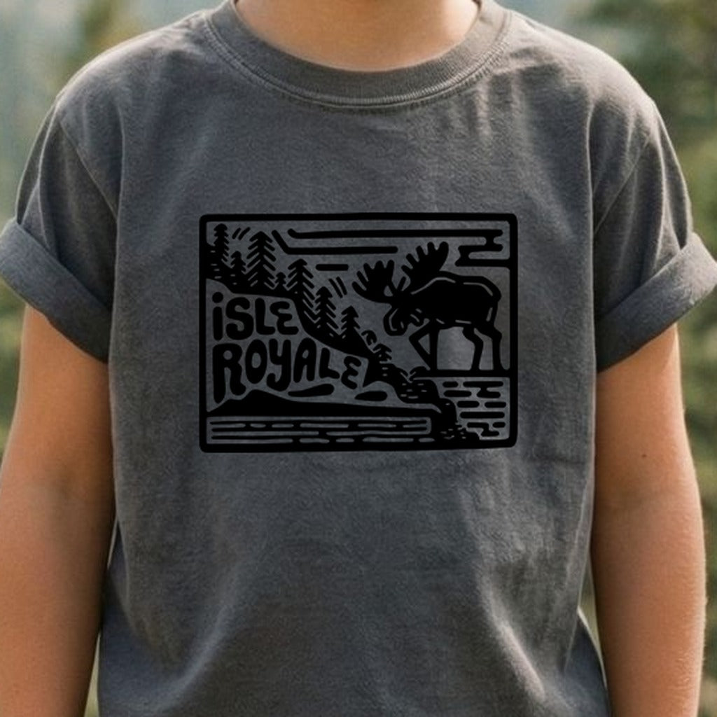 Isle Royale National Park Kids Cotton T-Shirt