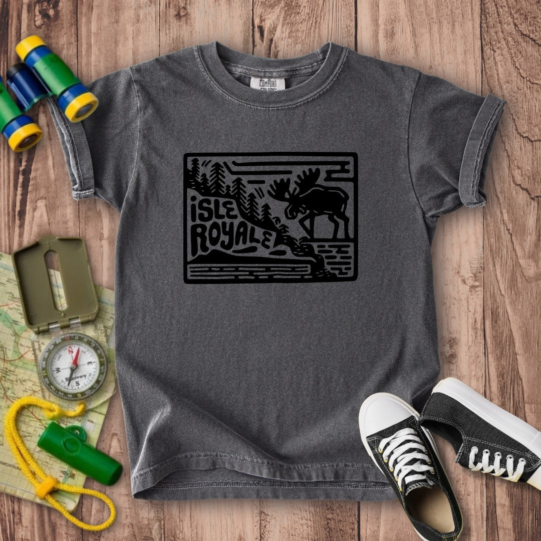 Isle Royale National Park Kids Cotton T-Shirt