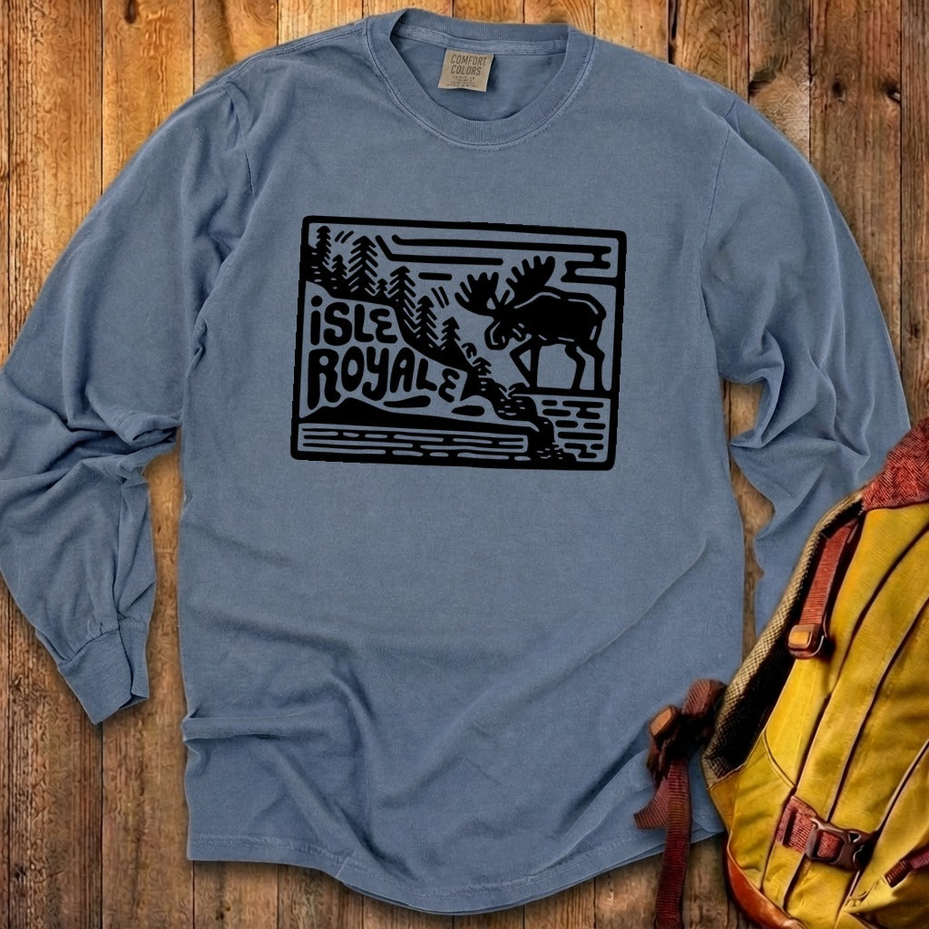Isle Royale National Park Cotton Long Sleeve