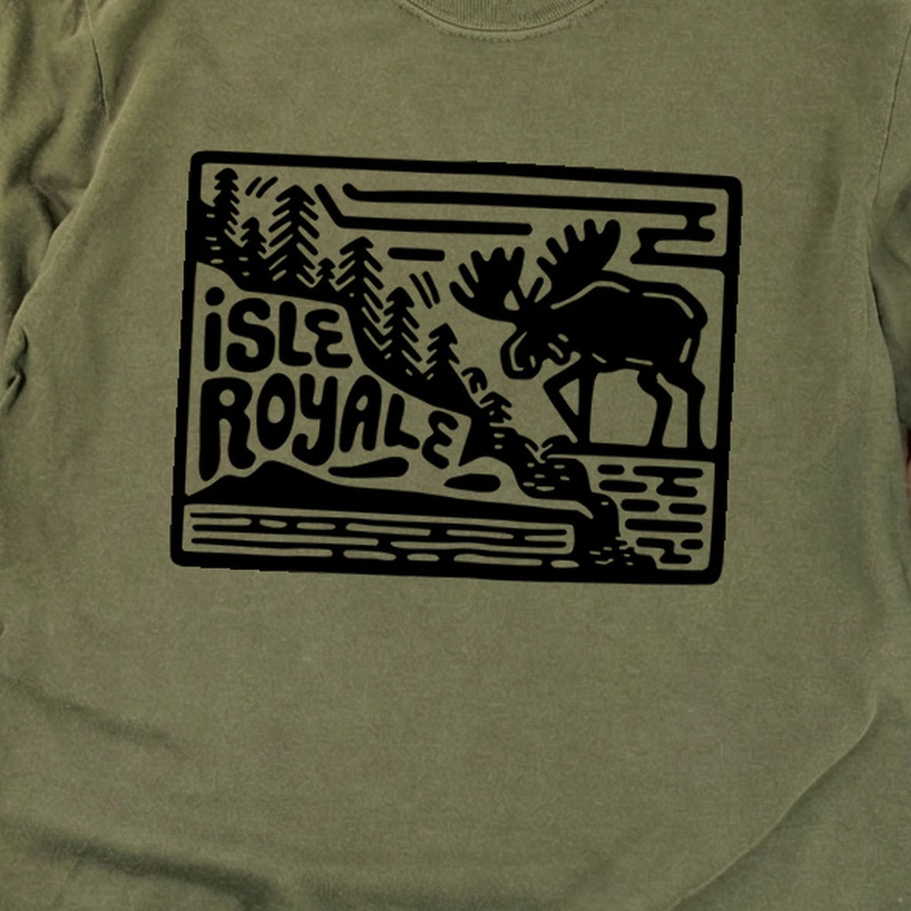Isle Royale National Park Cotton Long Sleeve