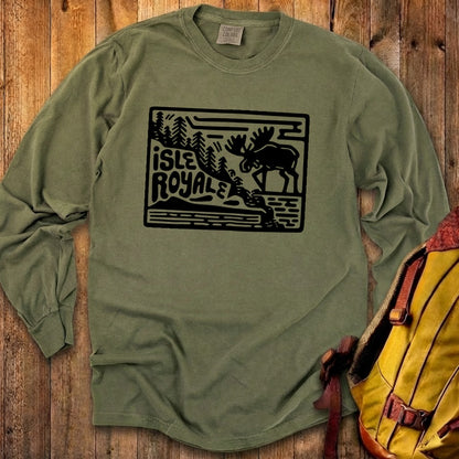 Isle Royale National Park Cotton Long Sleeve