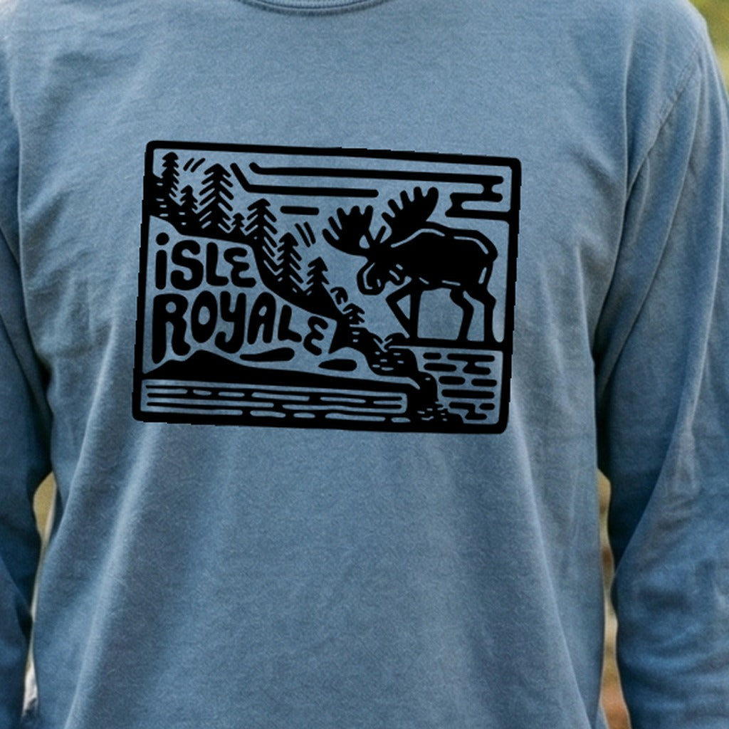 Isle Royale National Park Cotton Long Sleeve
