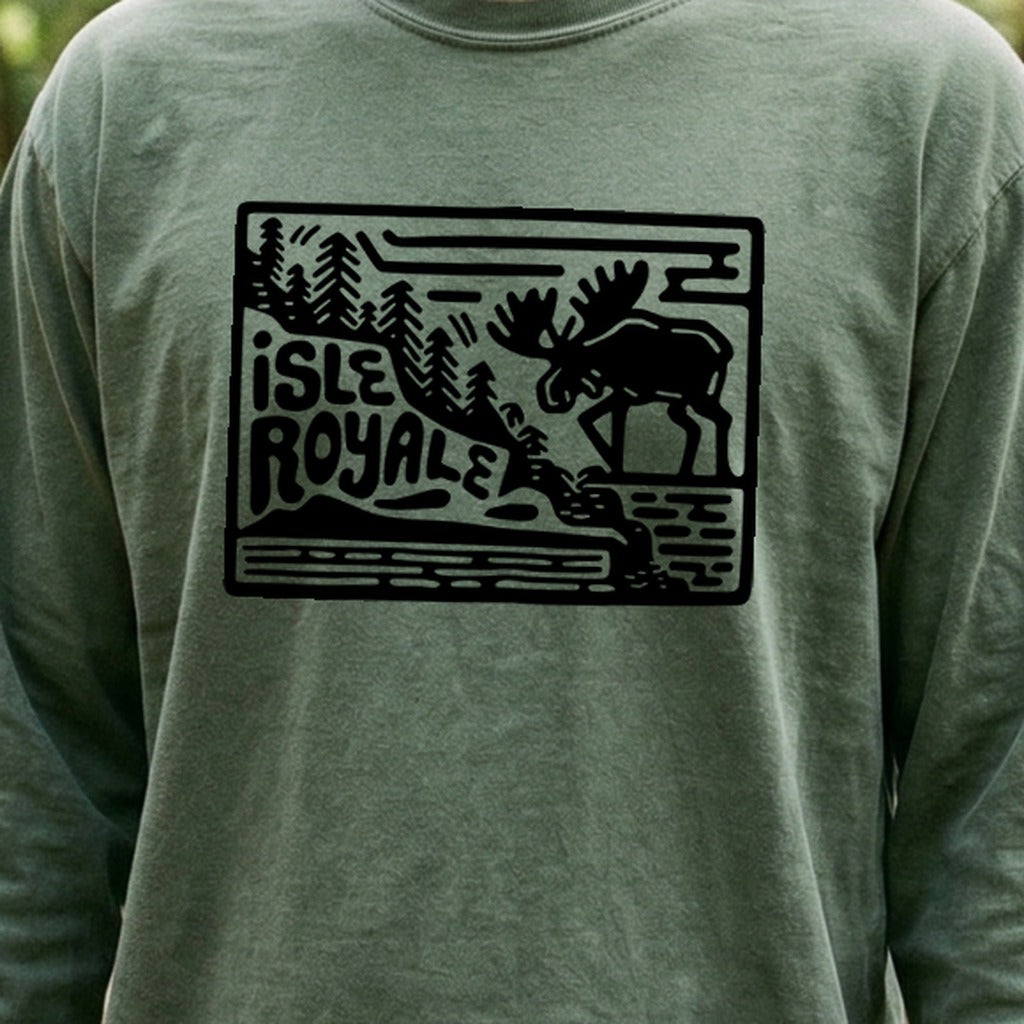 Isle Royale National Park Cotton Long Sleeve