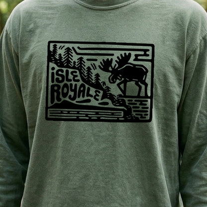 Isle Royale National Park Cotton Long Sleeve