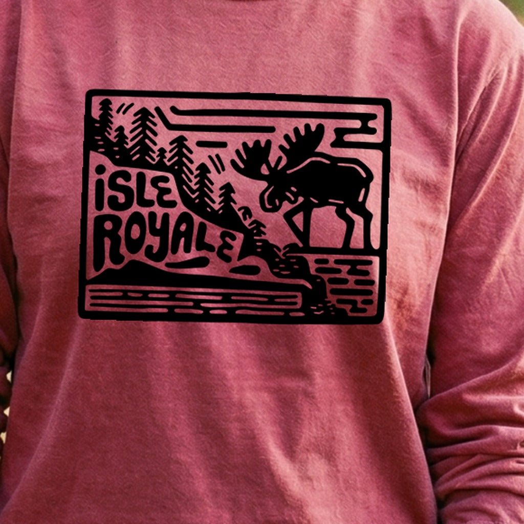 Isle Royale National Park Cotton Long Sleeve
