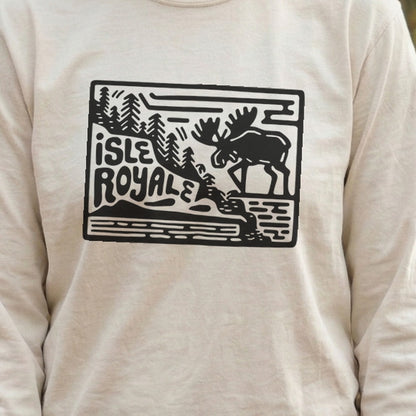 Isle Royale National Park Cotton Long Sleeve