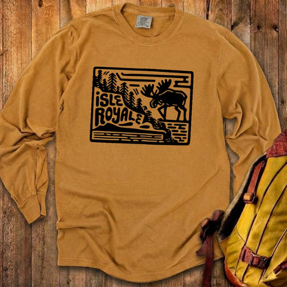 Isle Royale National Park Cotton Long Sleeve