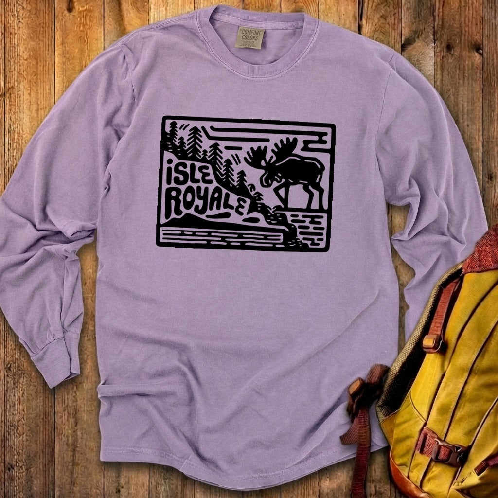 Isle Royale National Park Cotton Long Sleeve