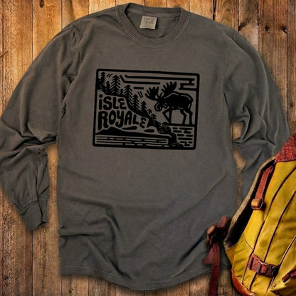 Isle Royale National Park Cotton Long Sleeve