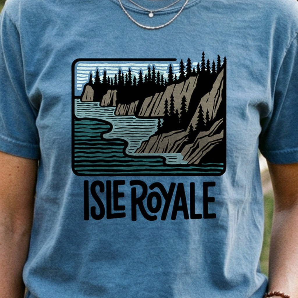 Isle Royale National Park 2 Cotton T-Shirt