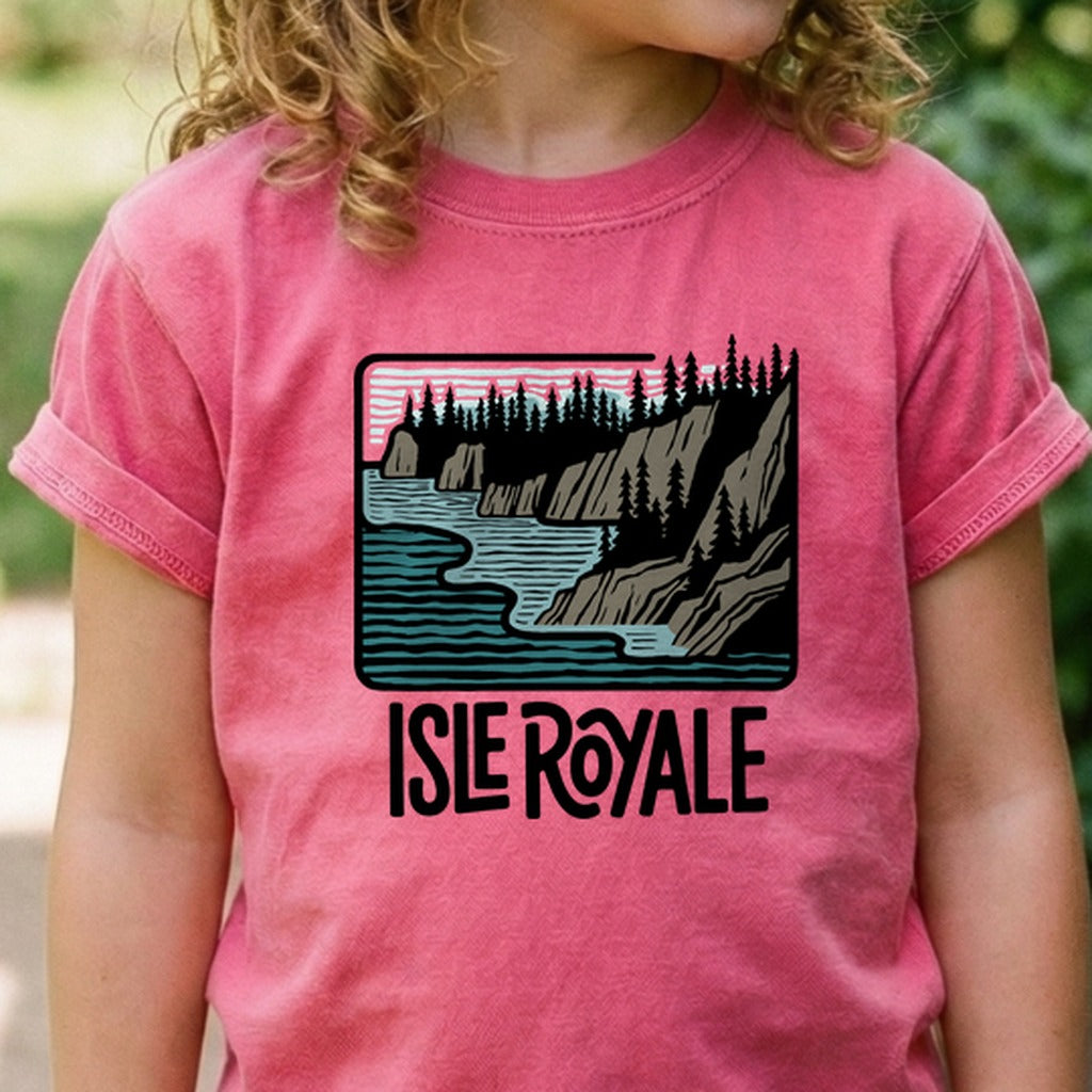 Isle Royale National Park 2 Kids Cotton T-Shirt