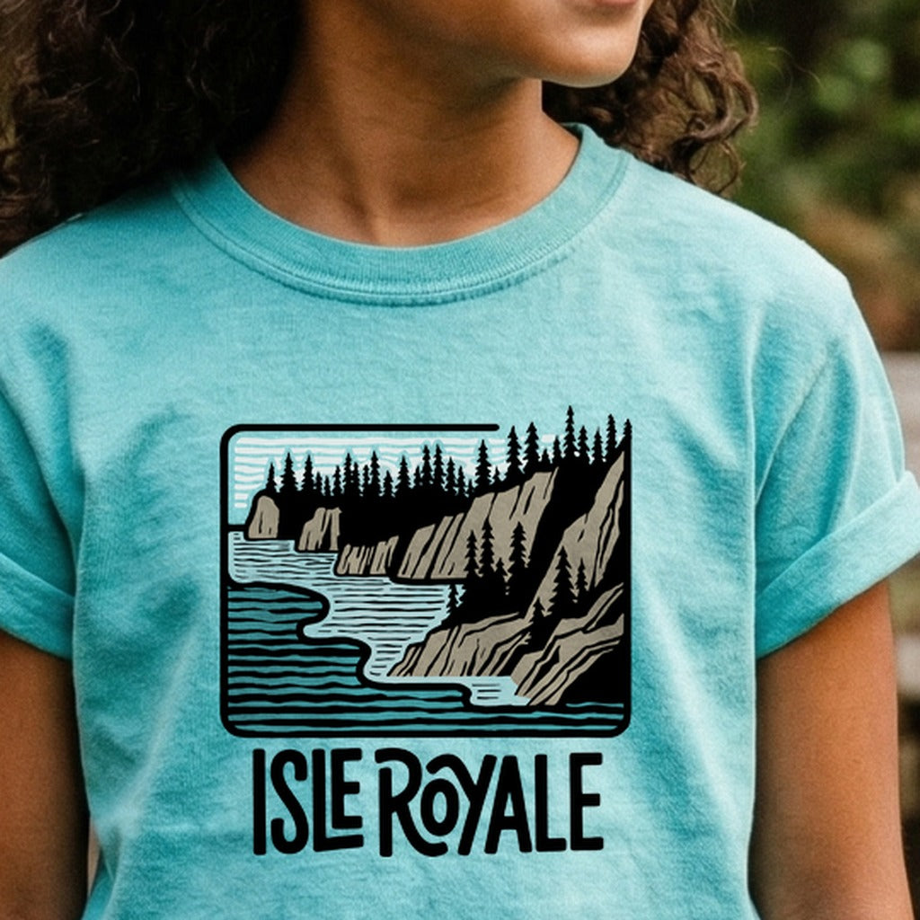 Isle Royale National Park 2 Kids Cotton T-Shirt