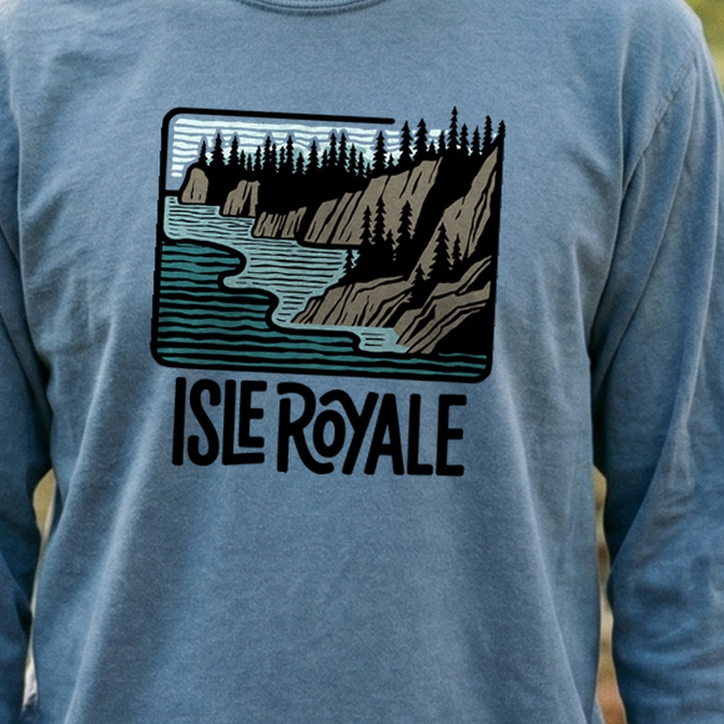 Isle Royale National Park 2 Cotton Long Sleeve