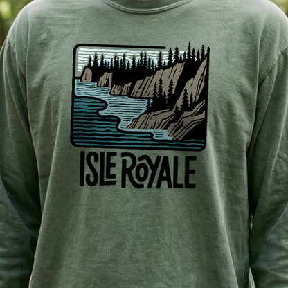 Isle Royale National Park 2 Cotton Long Sleeve