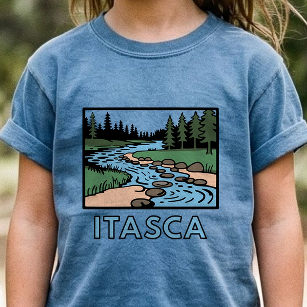 Itasca State Park Kids Cotton T-Shirt