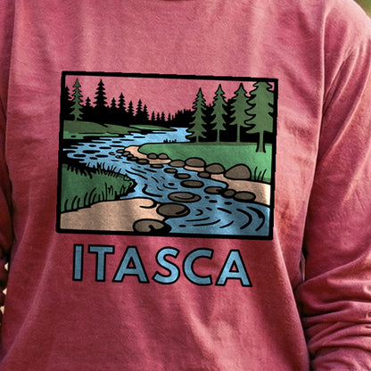 Itasca State Park Cotton Long Sleeve