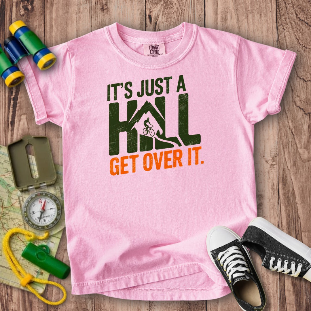 Its Just a Hill Biking Kids Cotton T-Shirt