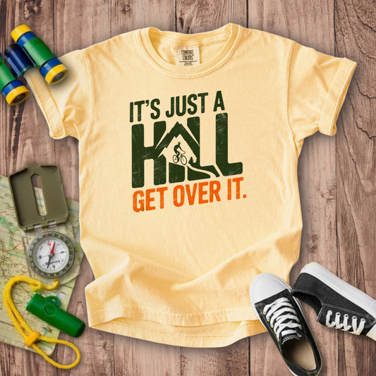 Its Just a Hill Biking Kids Cotton T-Shirt