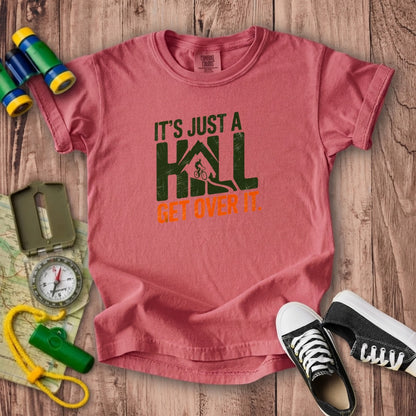 Its Just a Hill Biking Kids Cotton T-Shirt
