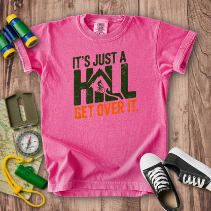 Its Just a Hill Biking Kids Cotton T-Shirt