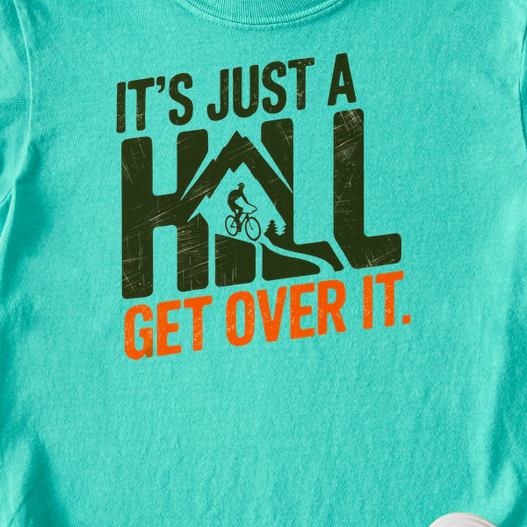 Its Just a Hill Biking Kids Cotton T-Shirt