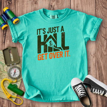 Its Just a Hill Biking Kids Cotton T-Shirt